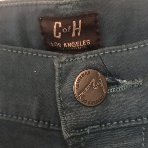 CITIZEN OF HUMANITY Avedon low rise skinny leg pants, green, size 27 - Picture 11 of 14